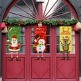 thumbnail image 4 of Christmas Ornament Fabric Art Leg Hanging Creative Flag Window Pendant, 4 of 8