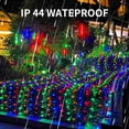 thumbnail image 2 of Estbridge Halloween/Christmas Net Lights Outdoor  6.6FT x 6.6FT 144 LED Fairy String Light with 8 Lighting Modes  Connectable Light for Garden Tree Bushes  Holiday Wedding Party Decoratio, 2 of 7