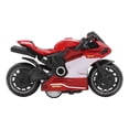 thumbnail image 3 of Motos Jouet à Rétrofriction, Modèle de Moto en Alliage Innovant et Flexible à Rétrofriction pour Collection Rouge, Bleu, Vert, Gris, 3 of 7