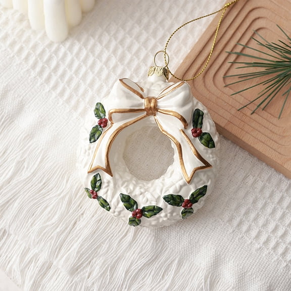 Amzcrzy P Vc Decorations Christmas Decorations Christmas Wreath Snowflake Christmas Tree Hanging Ornaments Decorative Props for Scene Arrangement Halloween Decorations Fall Decor Home Decor