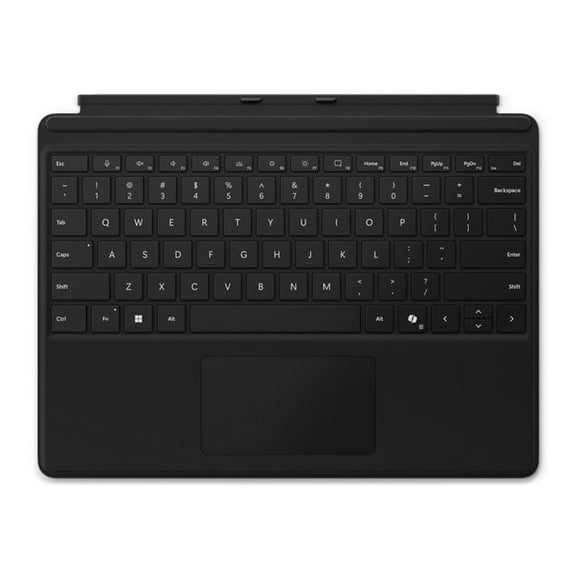 Microsoft Surface Pro Keyboard - Keyboard - with accelerometer, touchpad - QWERTY - English - black - for Surface Pro 8, Pro 9