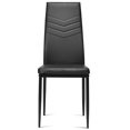 thumbnail image 3 of Topbuy Kitchen PVC Leather Dining Chairs, Modern (Set of 4), 3 of 7