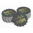 thumbnail image 2 of Inkdotpot Real Gold Foil Ready To Pop Baby Shower Tags Favor Hang Paper Tags 100 Pieces, 2 of 6