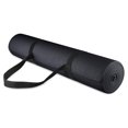 thumbnail image 1 of Fitvids 1/4-Inch High Density Thick Non Slip Workout Yoga Mat with Carry Strap, Black, 1 of 10