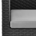 thumbnail image 5 of vidaXL Chaises de Jardin avec Coussins 2 Pièces en Rotin Anthracite, 5 of 5