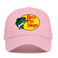 thumbnail image 1 of Bassproshops Casquette de Baseball en Coton Imprimé Protection Solaire Pêche d'Été (Rose), 1 of 7