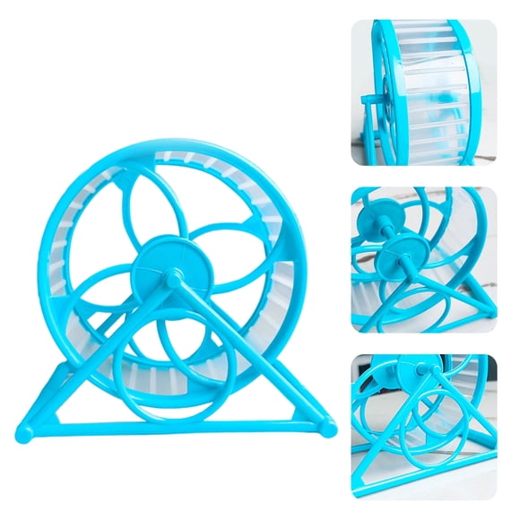 Jouets pour Animaux, Roue de Hamster à Faible Bruit, Transparente, Silencieuse, Accessoire de Course et d'Exercice pour Petits Animaux, Usage Intérieur