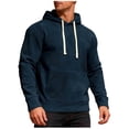 thumbnail image 1 of RXMEKW Hooded Sweatshirt Men, Casual Outdoor Fleece Sweatshirt with Drawstring Hood and Pockets, 1 of 1