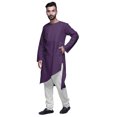 thumbnail image 4 of Atasi KurtaForMen Coupe Unie à Manches Longues pour Hommes en Coton à Col Rond, 4 of 5