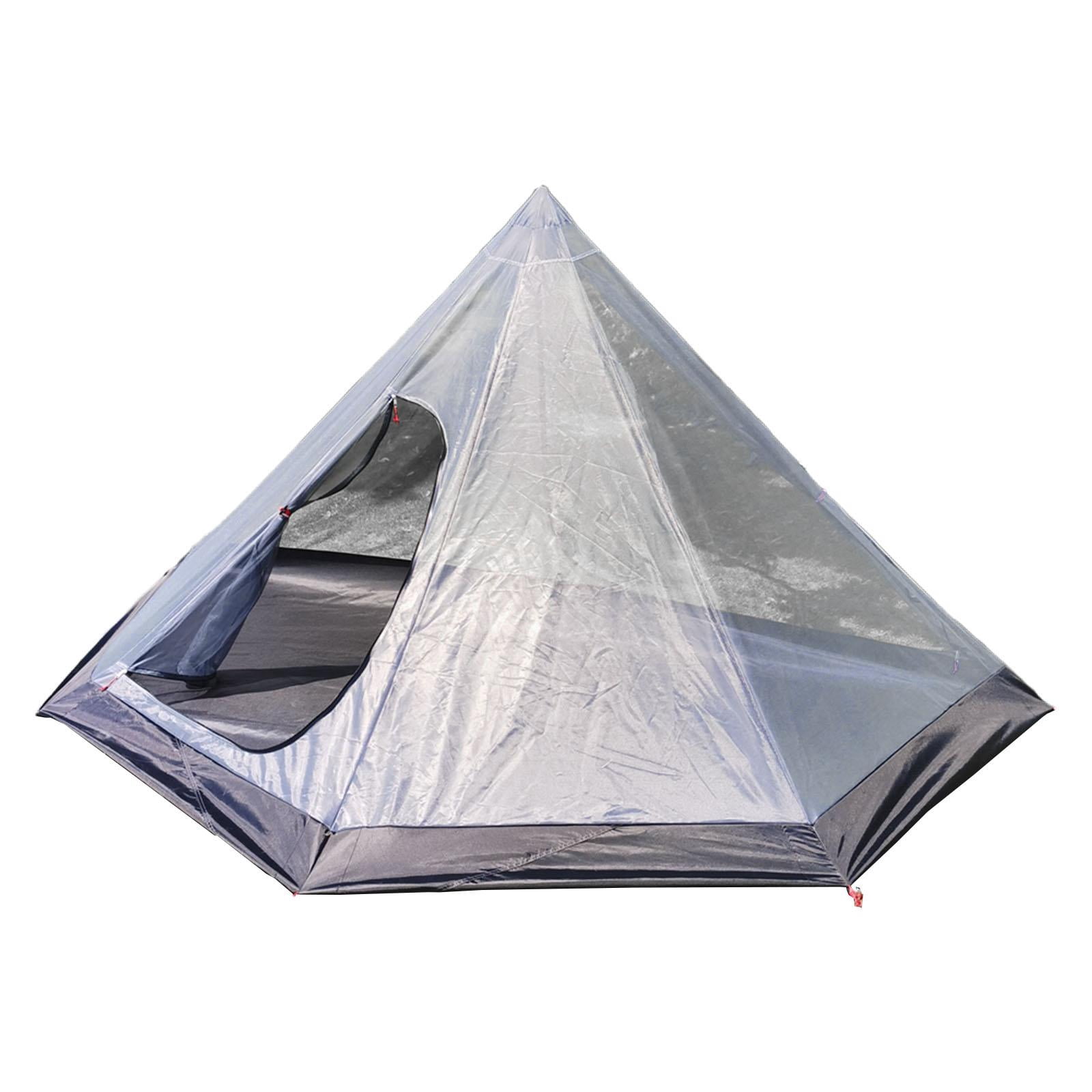 jinwen Pyramid Tent Waterproof Camping Teepee Inner Tent for Fishing Backpacking Travel