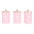 thumbnail image 2 of 3PCS Canister Sets for Kitchen Counter, Storage Canister Multifunctional Storage Jar with Lid for Tea Coffee Sugar, Kitchen Canister Set Food Container Organizer, 2 of 7