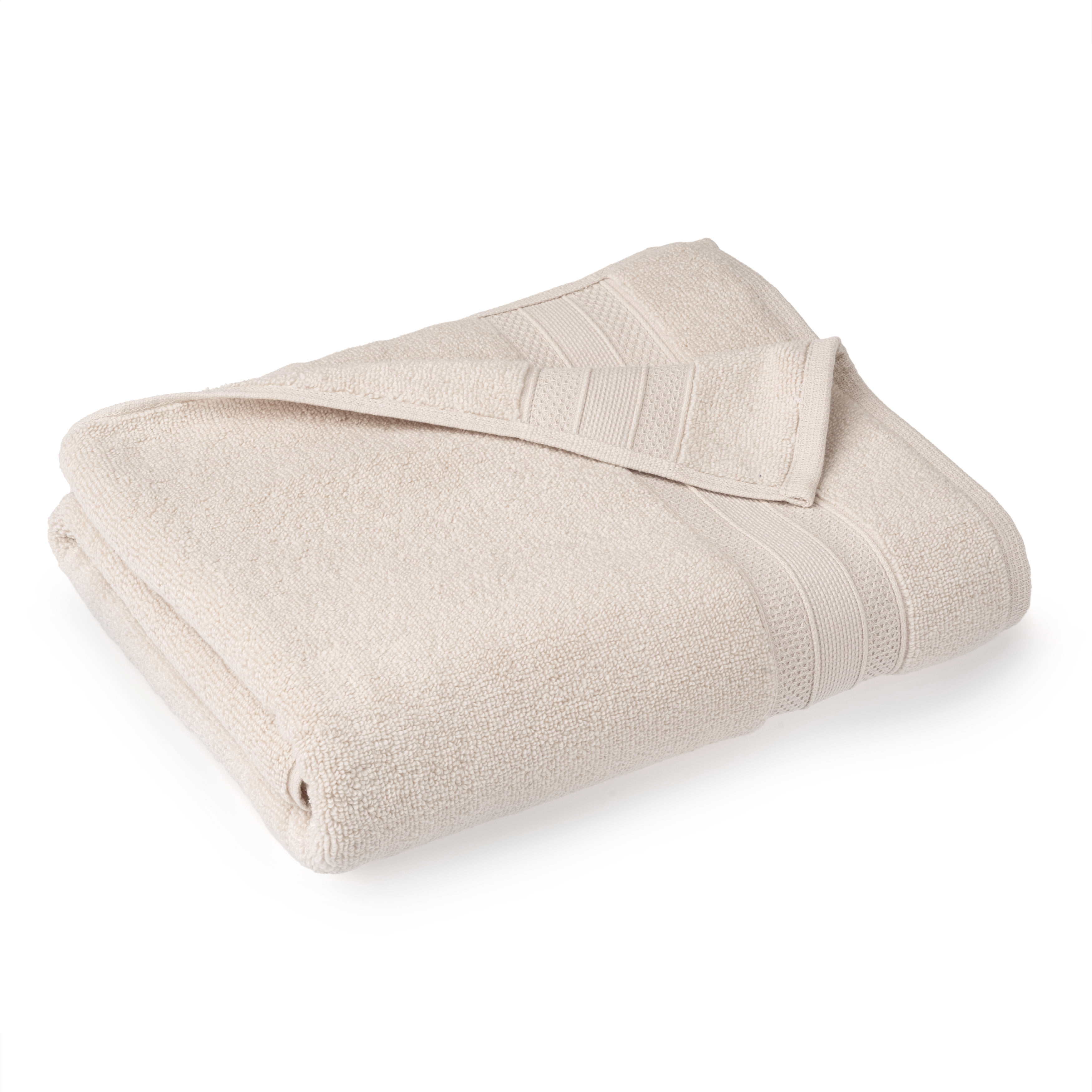 hometrends Solid Bath Towel 6-Piece Set, Tan