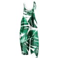 thumbnail image 1 of Pisexur Femmes Summer Casual Combinaisons Dressy Hawaii Print Sans Manches Rompers Spaghetti Sangle Réglable Shorts Amples Combinaison avec Poches, 1 of 5