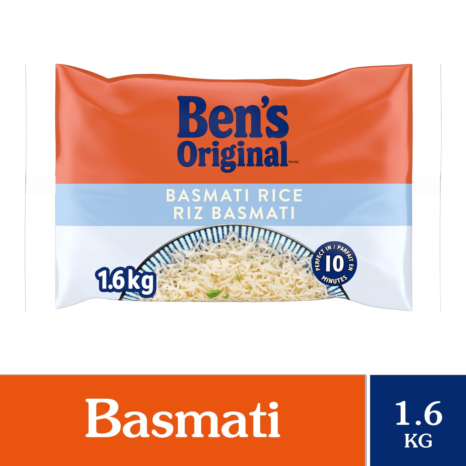 BEN'S ORIGINAL Basmati Rice, 1.6kg Bag