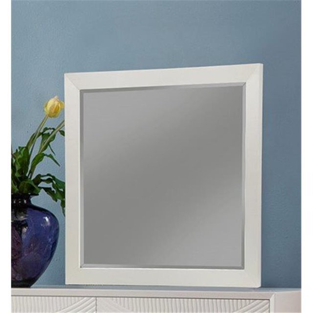 Alpine Furniture 1867-06 Miroir Tranquillité, Blanc