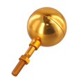 thumbnail image 1 of Flag Aluminum Flagpole Ornament 3 Inch Flag Topper Aluminum Flagpole Ornament Charming Accent Easy Installation, 1 of 9