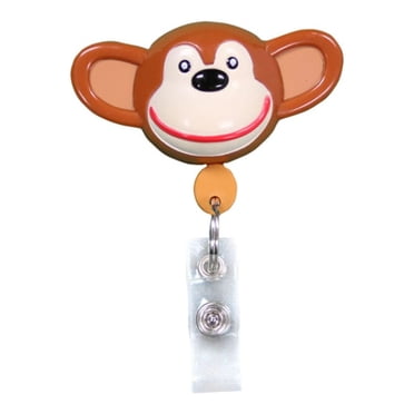 Pedia Pals ID Badge, Animal Shape Badge with Clip, Suitable for Men, Women, Doctors, Nurses, and Kids