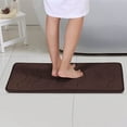 thumbnail image 5 of TopLLC Thick Striped Memory Foam Bath Rugs, Soft Absorbent Velvet Bathroom Mats, Dots On Underside, Machine Washable Bathmat, Carpet Rug Room Décor For Shower Floor, 5 of 5