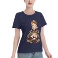 thumbnail image 2 of T-Shirt Basique à Manches Courtes pour Femmes Demon Slayer Blade Tanjiro, 2 of 6