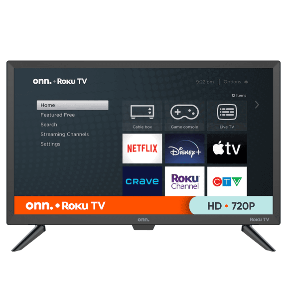 Téléviseur intelligent de 61 cm (24 po) 720p HD Roku onn. (100012590-CA)