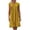Yellow, variant on Short Sleeve Dress for Women Womens Fashion Cotton and Linen Crewneck Loose Short Sleeve Solid Mini Dress Mini Dress for Women Short Dress for Women Cotton Dress for Women Linen Dress Women