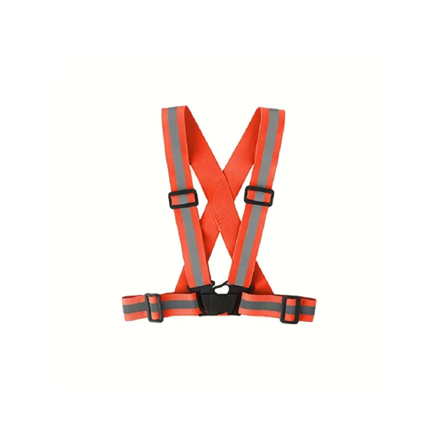 1pc Reflective Elastic Shoulder Strap, Unisex, High Stretch And High Reflection, Suitable For Cycling, Running, Outdoor Activities Protective Gear