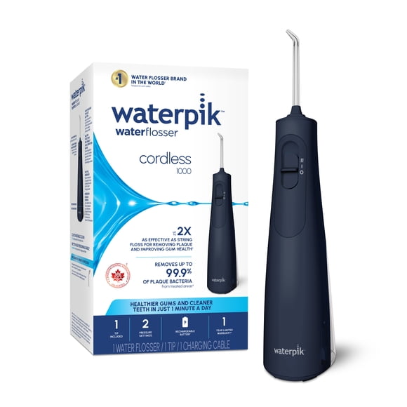 Waterpik Cordless 1000 Water Flosser Midnight Blue