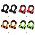 thumbnail image 4 of Wweixi 2pack/lot 2Pack 3/4 D Ring Shackles Shackle U-Hook Shackle Easy To Strong Red, 4 of 6