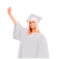 thumbnail image 1 of GDREDA Adult Unisex Graduation Gown Set College & High School Robe With Cap & Tassel Coat plus Size Women, 1 of 9