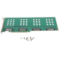 thumbnail image 1 of Carte de Riser PCIE3.0 X16 M.2 U.2 SSD Carte d'Adaptateur d'Extension NVMe à la Carte PCIe, 1 of 14