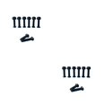 thumbnail image 3 of ZheElen Skate Board Bridge Nails Nut Set Replacement Parts Longboard Tools Hardware Professional Boarding Screws Supplies Black 29mm 2Set, 3 of 6