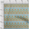 thumbnail image 1 of oneOone Polyester Lycra Fabric Swirl Ikat Printed Craft Fabric BTY 56 Inch Wide, 1 of 4