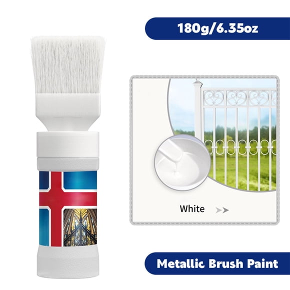 RKSTN Anti Rust Water-Based Rust-Proof Metal Paint with Built-in Brush for Easy Application 180