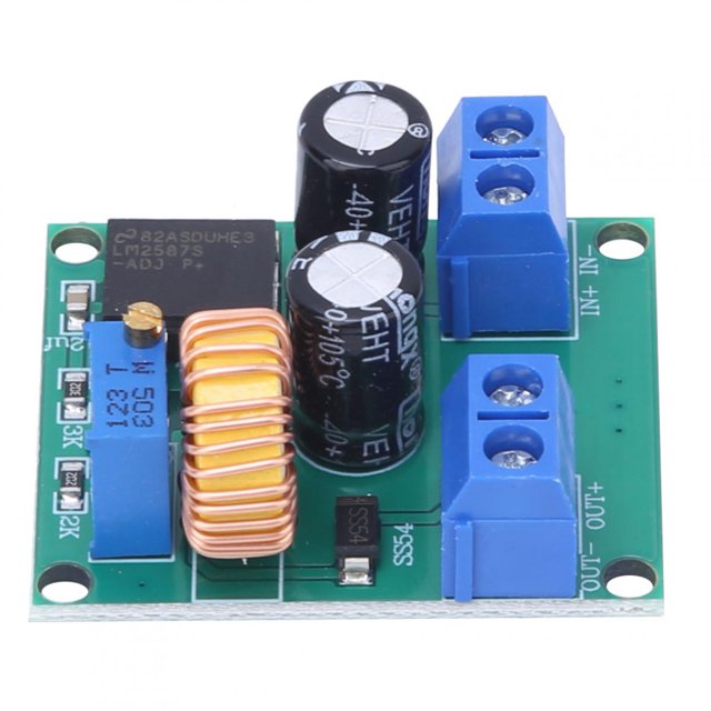 Greensen Boost Converter, 2 Pcs Boost Module Réglable DC-DC Convertisseur Élévateur de Tension Variable 3 35v à 4 40v, Module d'Alimentation en Tension Variable