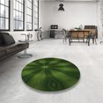 thumbnail image 4 of Ahgly Company Machine Washable Indoor Rectangle Transitional Dark Forest Green Area Rugs, 7' x 9', 4 of 7
