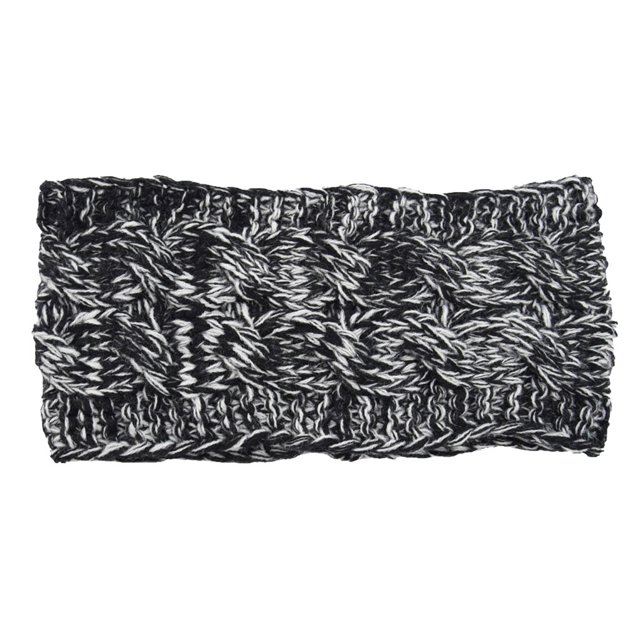 Bandeaux Automne Coupe-Vent Tête Élastique Multicolore Réglable Vague Conception; Mode style Large Dames Oreille Muffs Accessoires de Cheveux pour les Filles Noir Blanc