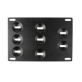 thumbnail image 4 of Front Bumper Tow Hook License Plate Mounting Holder Bracket Fits For VW Golf 6, 4 of 7