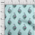 thumbnail image 1 of oneOone Cotton Poplin Fabric Leaves & Floral Block Print Fabric By Yard 42 Inch Wide, 1 of 4