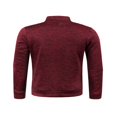 thumbnail image 3 of Pull à Col Montant avec Fermeture Éclair pour Hommes Automne avec Manches Longues, 3 of 5