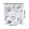 thumbnail image 2 of Food Storage Bags Aluminum Foil Design 10-Pack Slideway Sealed Bags For Fridge Freezer Home Use Thickened Material Keep Fresh Large Size Ideal For Meals Leftovers Storage C, 2 of 5