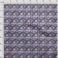 thumbnail image 3 of oneOone Tissu Popeline de Coton Chevron Imprimé Ikat pour Couture Largeur 56 Pouces, 3 of 4