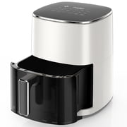 edx 6 Qt Air Fryer, Electric Multifunctional Cooker with 400F for Crispy, Digital LED, Beige