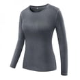 thumbnail image 4 of T-shirts de Yoga de Gym pour Femmes, Compression, Sport, Manches Longues, Course, Hauts, Vente Chaude, 4 of 5