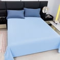 thumbnail image 5 of Dvruxg Microfiber Flat Bed Sheet, Wrinkle and Fade Resistant Bedding Sheet Solid Color Bed Sheet - Soft & Comfortable Washable Fabric, Modern Relaxing Style, 5 of 5