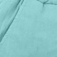thumbnail image 5 of WRKEKC Casual Pants for Men Cotton Linen Drawstring Elastic Waist Linen Pants Solid Color for Comfort Wear, 5 of 5