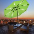 thumbnail image 1 of Yescom 11 Ft 3 Tier Patio Umbrella with Solar LED Crank Tilt Button Home Pool, 1 of 11