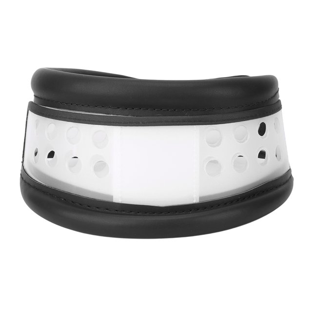 Collier Cervical Réglable en Hauteur Respirant Fixation de la Colonne Cervicale Soutien de Cou Attelle pour Hommes Femmes Noir m