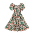 thumbnail image 1 of 2025 Robes Filles Moyennes et Grandes Robe Enfants pour pour Fête Jupe Extensible Robe à Manches Courtes pour Princesse Jupe Vacances au Bord de Mer Robe Droite Robe s Robe Smockée de Baseball Robe Fille, 1 of 4