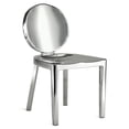 thumbnail image 1 of Plata Décor Imports Polished Chrome Armless Dining Chair, 1 of 1