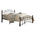 thumbnail image 2 of Homelegance Averny Full Size Metal Platform Bed Frame with Headboard, Black, 2 of 6